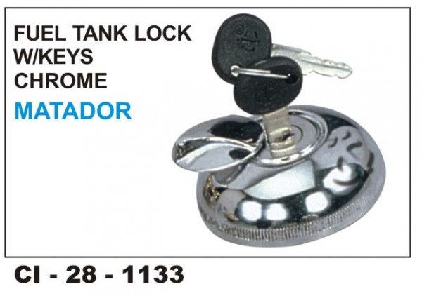 Fuel Tank Cap W/Key Cp Matador, Rtv, Minidor CI-1133