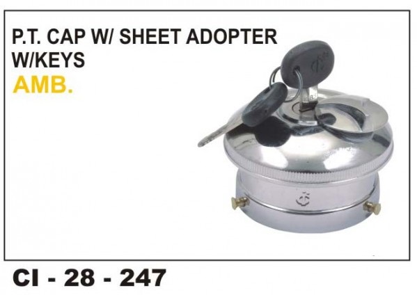 fuel-cap-ci-247 Fuel Tank Cap W/Sheet Adopter Econ.Ambassador CI-247
