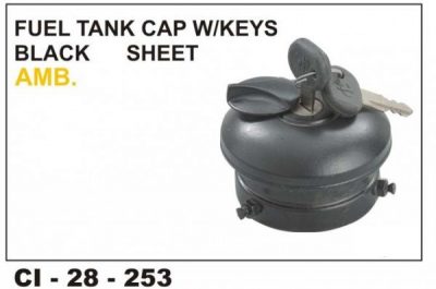 fuel-cap-ci-253 Fuel Tank Cap Ambassador. Full Black.(Sheet) CI-253