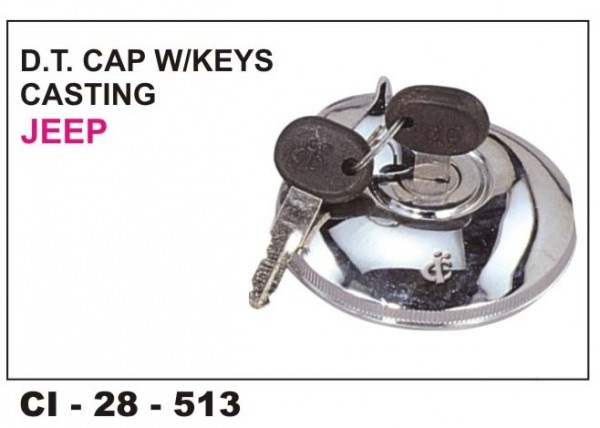 Fuel Tank Cap W/Key Jeep Casting CI-513