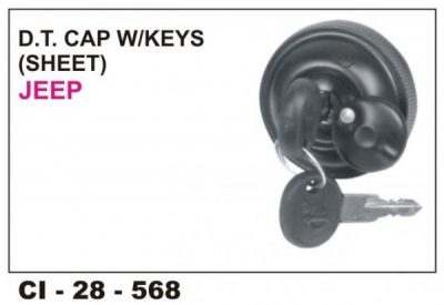 Fuel Tank Cap Jeep W/Key Sheet CI-568