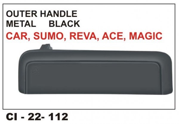 Outer Door Handle Maruti 800, Tata Sumo, Tata Ace Maruti 1000 Metal (LHS) CI-112L