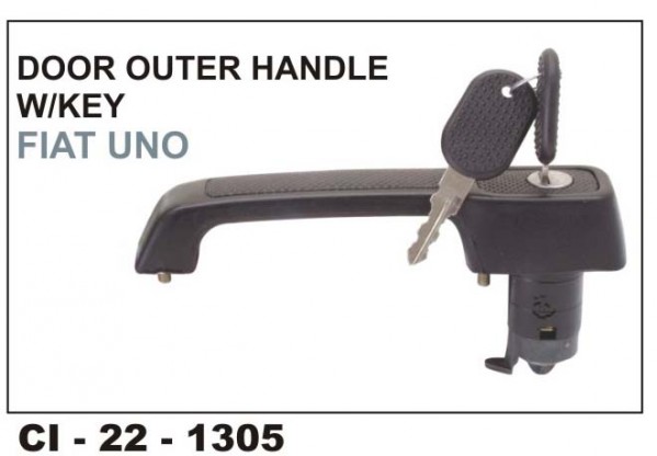 Outer Door Handle Fiat Uno W/Key Front CI-1305