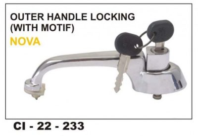 Outer Door Handle Locking W/Key Nova CI-233