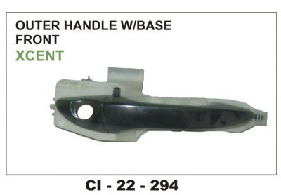 Outer Door Handle With Base Accent Front LHS CI-294L