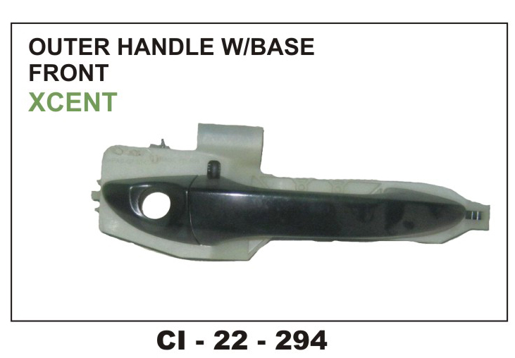 Outer Door Handle With Base Accent Front LHS CI-294L