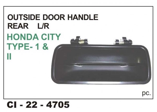 Outer Door Handle Honda City T-1 Rear "1995-2002" LHS CI-4705L
