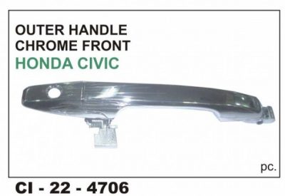 Outer Door Handle Honda Civic (Chrome Plated) Front LHS CI-4706L