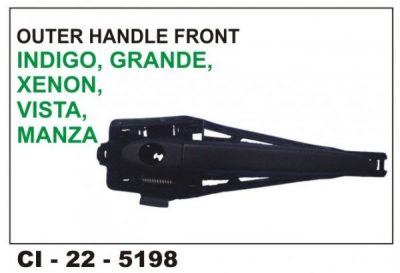 Outer Door Handle Indica Vista, Manza, Sumo Grande, Xenon,Super Ace Front RHS CI-5198R