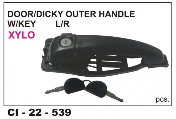 Outer Door Handle Xylo W/Keys RHS CI-539R
