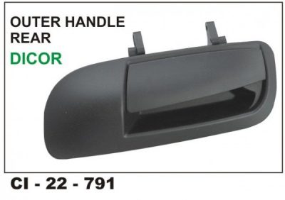 Outer Door Handle Safari Dicor Rear LHS CI-791L