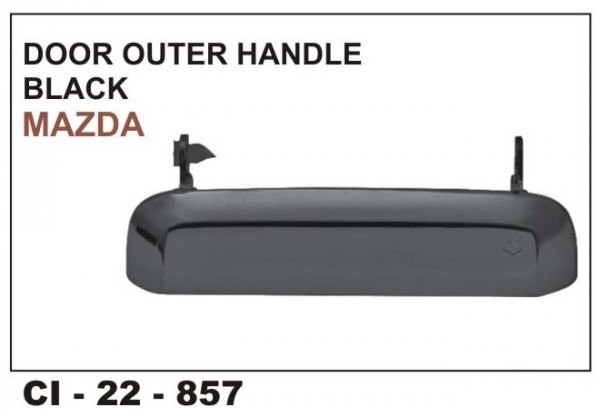 Outer Door Handle Mazda. Black RHS CI-857R
