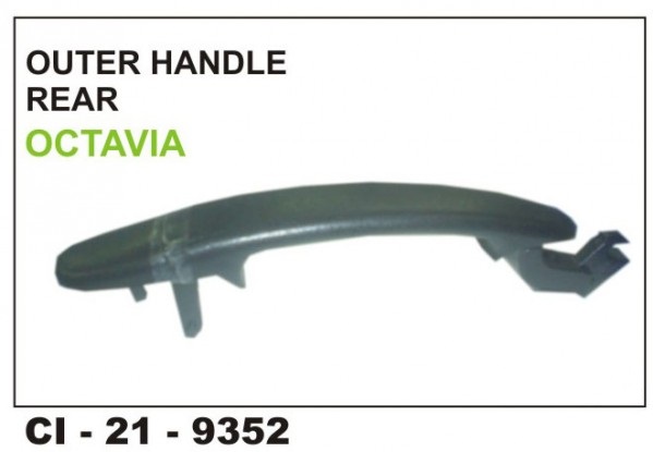 Outer Door Handle Skoda, Octavia Rear LHS CI-9352L