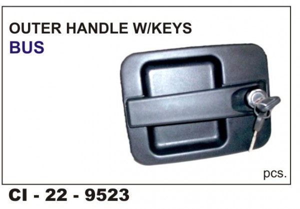 Outer Door Handle W/Key Leyland Bus CI-9523