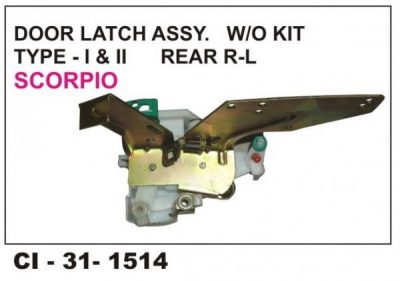 Door Latch Assembly Scorpio (W/O Kit) Rear LHS CI-1514L