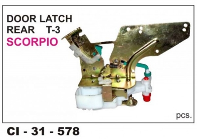 Door Latch Assembly Scorpio T-3 Rear LHS CI-578L