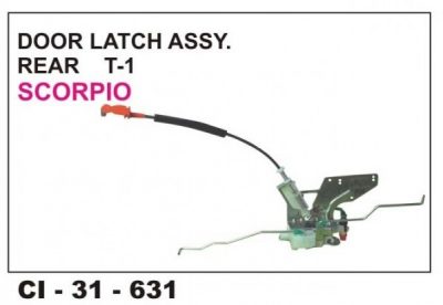 Door Latch Assembly Scorpio Rear LHS CI-631L