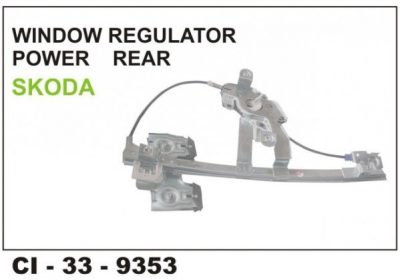 Power Window Regulator Skoda Rear LHS CI-9353L