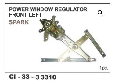 33310L Power Window Regulator Spark Front LHS CI-33310L With Motor
