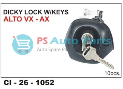 DICKY LOCK W/KEY ALTO VX, AX