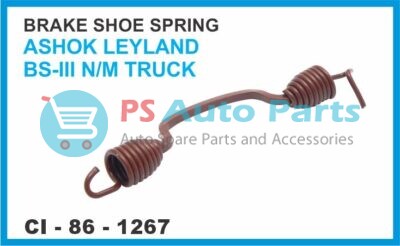 BRAKE SHOE SPRING ASHOK LEYLAND TRUCK BS3