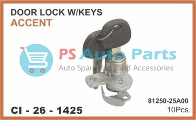 DOOR LOCK  ACCENT W/KEY