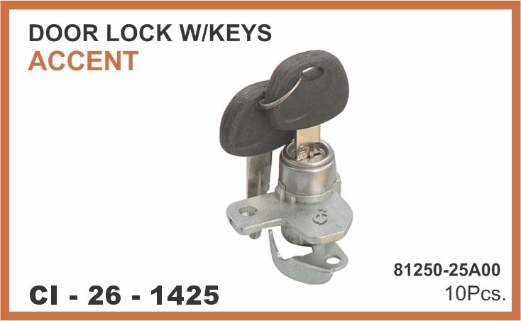 DOOR LOCK  ACCENT W/KEY