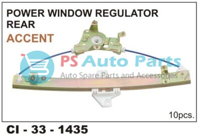WINDOW REGULATOR ASSY ACCENT POWER REAR