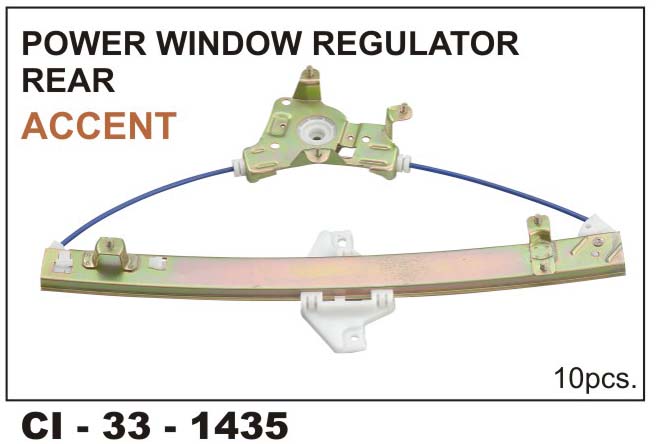 WINDOW REGULATOR ASSY ACCENT POWER REAR