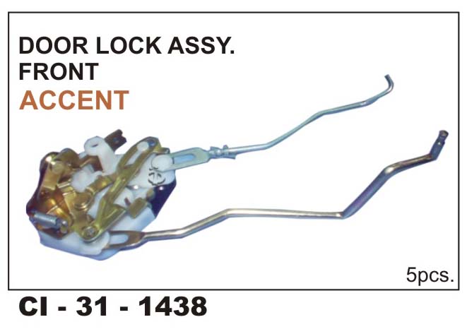 DOOR LOCK ASSY ACCENT FRONT