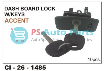 DASH BOARD LOCK  ACCENT W/KEY