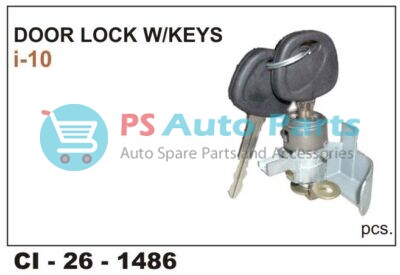 DOOR LOCK  I-10 W/KEY