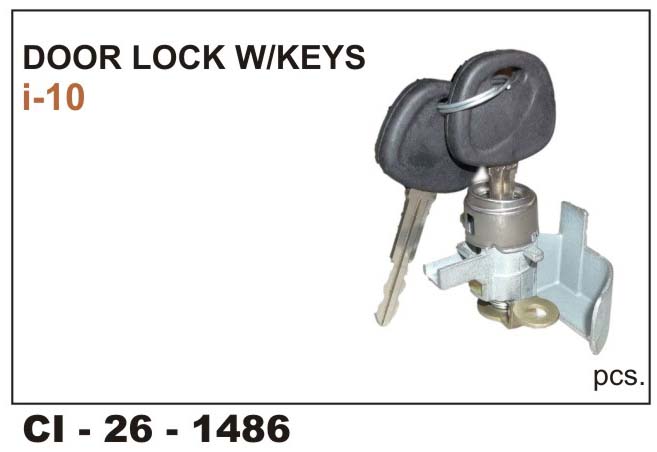 DOOR LOCK  I-10 W/KEY