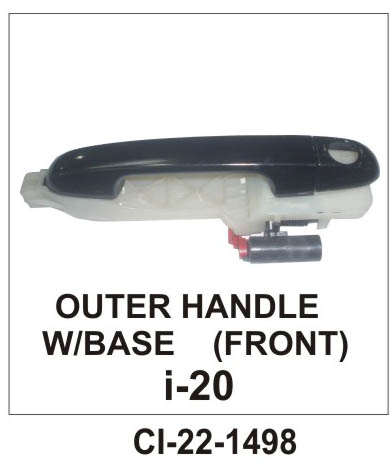 OUTER HANDLE I-20 W/BASE FRONT