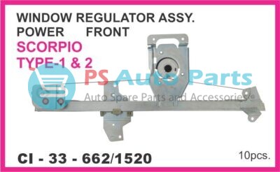 WINDOW REGULATOR ASSY SCORPIO POWER FRONT T1-& T-2 CI-1520