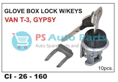 DB  LOCK W/KEY GYPSY, VAN TYPE-3