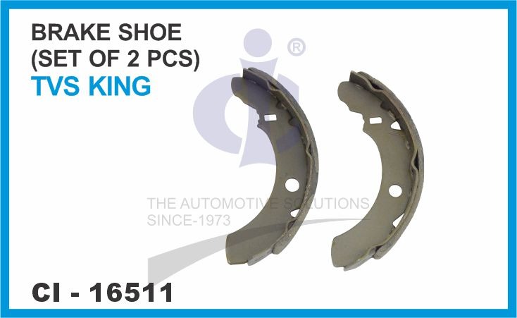 BRAKE SHOE REAR TVS KING