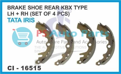 16515.jpeg BRAKE SHOE REAR KBX TYPE LH +RH ( SET OF 4 PCS ) TATA IRIS
