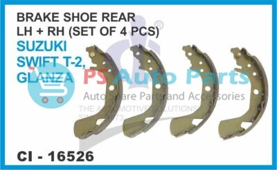 BRAKE SHOE REAR LH/RH ( SET OF 4 PCS ) SUZUKI SWIFT T-2 GLANZA