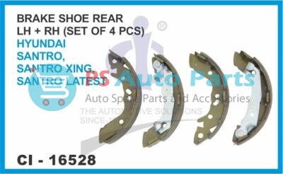 BRAKE SHOE REAR LH/RH ( SET OF 4 PCS ) HYUNDAI SANTRO, SANTRO XING  SANTRO LATEST