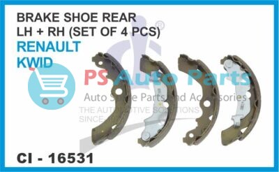 BRAKE SHOE REAR KWID LH/RH ( SET OF 4 PCS )
