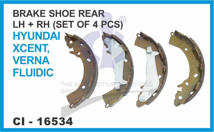 16534.jpeg BRAKE SHOE REAR LH/RH ( SET OF 4 PCS ) HYUNDAI XCENT, VERNA FLUIDIC