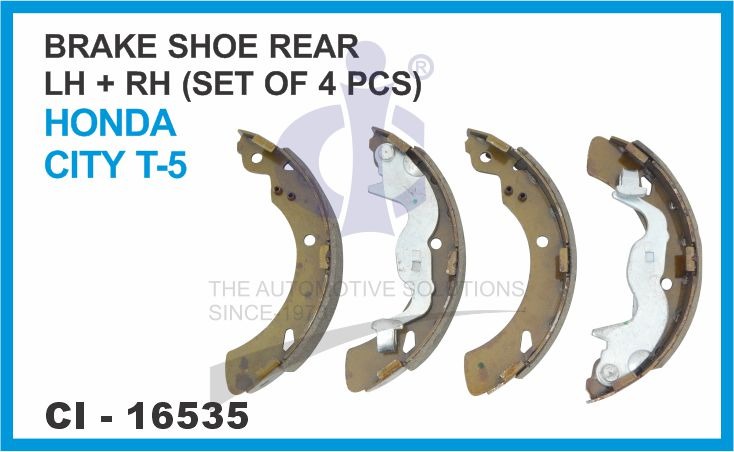 BRAKE SHOE REAR CITY TYPE-5 LH/RH ( SET OF 4 PCS )