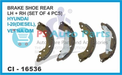BRAKE SHOE REAR HYUNDAI I-20 (DIESEL ) VERNA O/M LH/RH ( SET OF PCS )