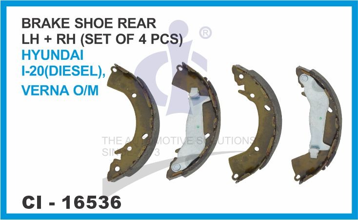 BRAKE SHOE REAR HYUNDAI I-20 (DIESEL ) VERNA O/M LH/RH ( SET OF PCS )
