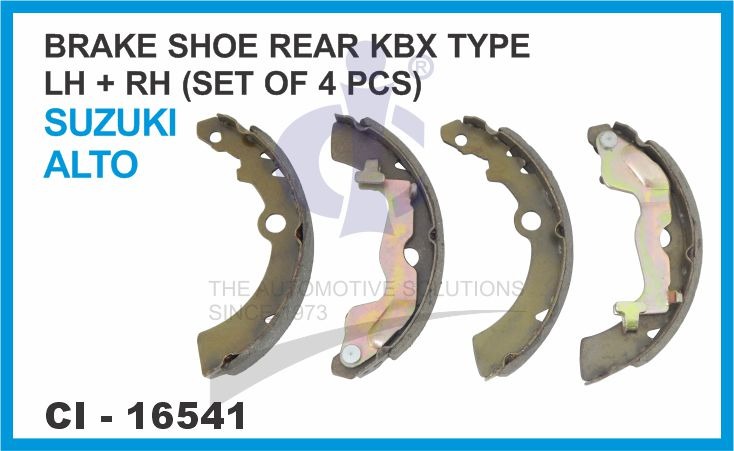 BRAKE SHOE REAR LH/RH ( SET OF 4 PCS ) SUZUKI ALTO