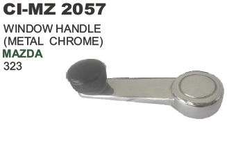 WINDOW HANDLE METAL CHROME MAZDA