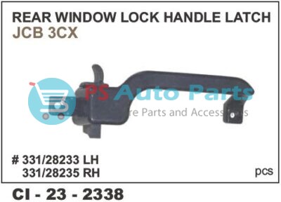 REAR WINDOW LOCK HANDLE LATCH JCB 3CX