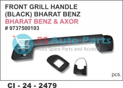 FRONT GRILL HANDLE (BLACK) BHARAT BENZ & AXOR