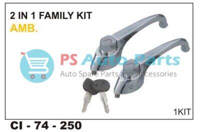 2 IN 1 LOCKING HANDLE  AMB.